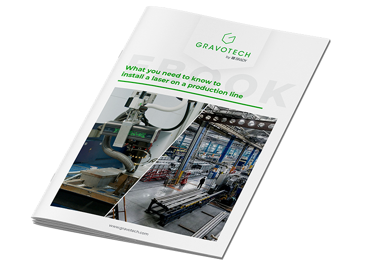 Mockup for Ebook about characteristic to consider for laser integration on production line
