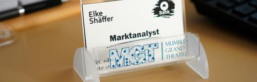 Customized plastic card holder