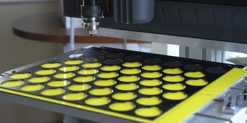 用机械雕刻材料 Ecocut 切割定位模版