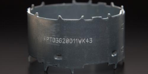 Steel engraving for identification