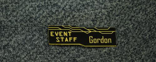 Event name badge