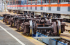 Train bogie wheel production line
