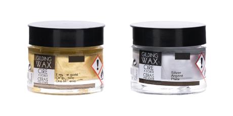 镀金蜡: 金色和银色
